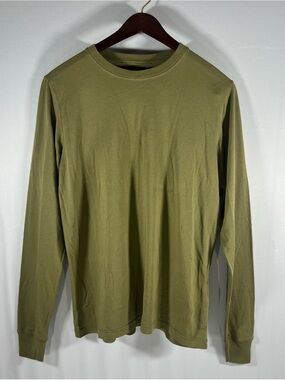 Wolf vs Goat WvG Size L Luxury Cotton Modal Crewneck T-Shirt Green Portugal